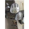 Image 4 : Golf clubs + 10 clubs - 3 #1 clubs, 3,5,7,9 and putter, most are fairway