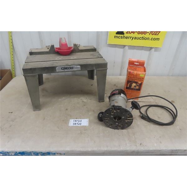 Credo router table, Craftsman Rputer, woodcrafters router letter templates