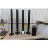 Image 1 : 4 Samsung PS-RBD1255 Rear Speakers + Panasonic sub Woofer