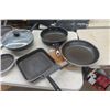 Image 3 : Assorted Fry Pans, Bake Sheet, Bacon Splatter Screen