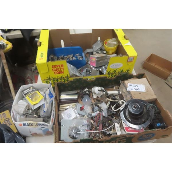 Electrical Breaker Boxes, Connectors, Plate Covers, Switches plus more