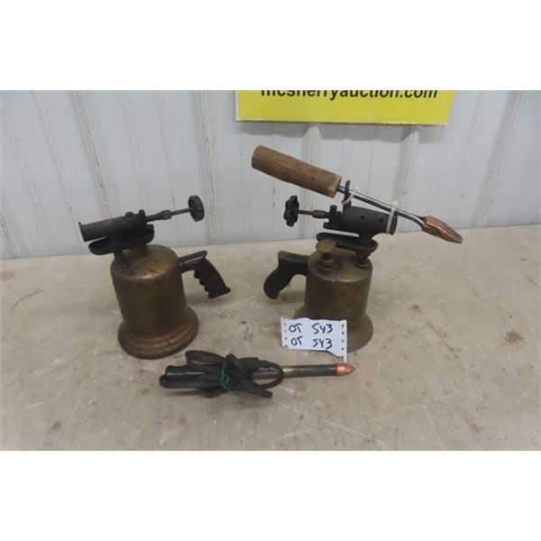 2 Blow Torches + Soldering Iron