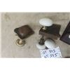 Image 3 : Vitage Door Hardware, Porcelain Knobs, Railway Lock, Skeleton Keys