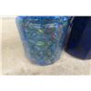 Image 4 : 1025 Marbles in Blue Canister + Milk Bottle