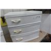 Image 3 : 2 Poly 3 Drawer Organizers 16" x 24" x 24" 