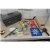 Image 1 : Hard Tool Box, Dado Blade, Drill Bits, Moulding Head Blade, Hardware, Odds n Ends of Tools