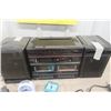 Image 2 : Hitachi Boom Box Stereo Cassette, Phillips Walkman + Alarm Clock/ Radio