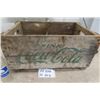 Image 2 : Coke Wooden Crate,  3 Milk Bottles, Suncrest Pop Bottle + Hinged Wooden Box 7"×8"×14"