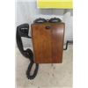Image 2 : Complete Vintage Wooden Phone + 1 for Parts