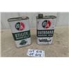 Image 1 : 2 BA Utility Motor Oil, Vintage Cans- 1 Quart