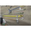 Image 3 : 8 Hand Yard Tools: Branch Cutter, Garden Claw, Scuffler, Spade, Edger, Weed Puller, Pick Handle