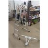 Image 1 : Aluminum Multi Ladder + Quick Click Ladder Stabilizer
