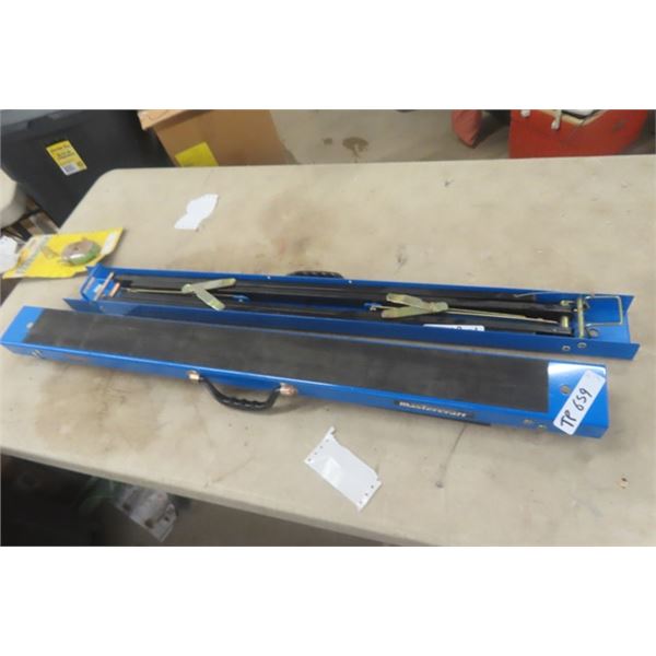 2 Mastercraft Folding Metal Saw Horses- New or Like New