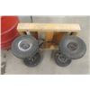 Image 3 : Yard Seat Carrier with 4 Rubber Wheels