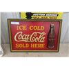 Image 2 : Coca Cola Cardboard Bottle Sign, Coca Cola Wood Fantasy Bottle Sign 42'' Tall 