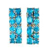 Image 1 : Natural Untreated Brazil Paraiba  Apatite Earrings