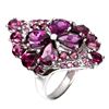 Image 2 : Natural Unheated Rhodolite Garnet Ring