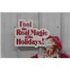 Image 2 : Coca-Cola Cardboard Santa Clause with Easel Back 26.5" x 48" 