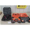 Image 1 : Jobmate 18V Cordless Drill, B+D? Tool Kit - Both in Cases