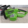 Image 2 : Earthwise 12" Lithium 24V Battery Operated Chainsaw with Charger + Battery