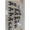 Image 1 : 17 Wall Mount Guitar Hangers - Mostly New in Packages