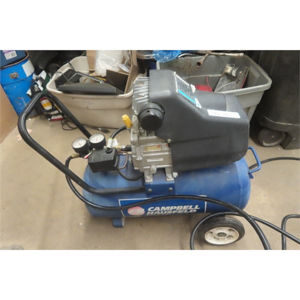 Campbell Hausfeld 1/3 HP 8 Gal Air Compressor with Spray Gun, 1/2" Impact Gun, Brad Nailer, Air Hamm