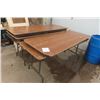 Image 1 : 5 Folding Wooden Tables 2.5' x 6'