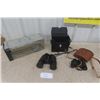 Image 1 : Tasco Binoculars, Small Animal Cage, Small Binoculars