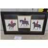 Image 1 : Tom Mcneely Framed RCMP Picture - RCMP Through the Years 14.5" x 26.5" 