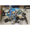 Image 1 : Assorted Auto Parts ; Wiper Motor, Motor Mounts, Sending Unit, Spark Plugs plus more