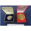 Image 1 : CP Rail New York Stock Exchange Listing Medallion and City of Winnipeg Award of Merit