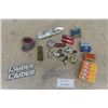 Image 1 : Spark Plugs, Spark Plug Tin, Auto Parts in Boxes, Mirror, Tail Light 