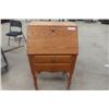 Image 1 : Oak Drop Front Writing Desk 19"×24"×43"