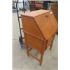 Image 2 : Oak Drop Front Writing Desk 19"×24"×43"