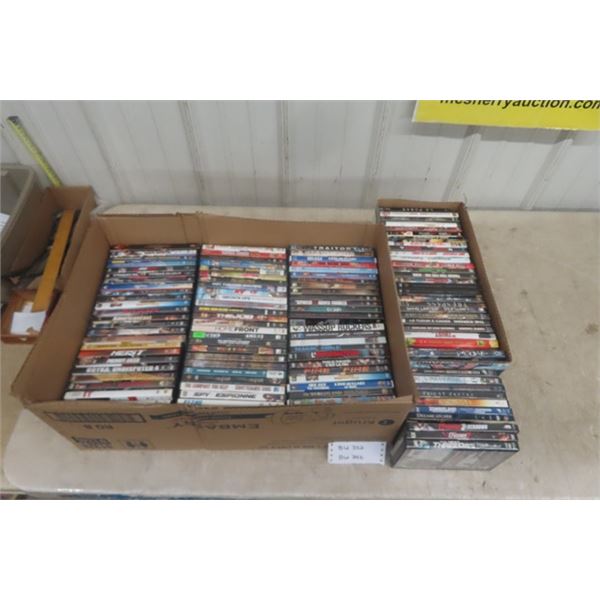 112 Assorted DVD Movies :  Comedy/ Action and more