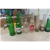 Image 2 : 26 Various Pop Bottles with Wooden Box: Kik, Stubby, Coca-Cola, Whistle, Red Rock plus more