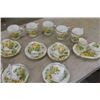 Image 2 : 30 pcs of Royal Albert Tea Rose: Cups + Saucers, Cream + Sugar, Platters, Plates