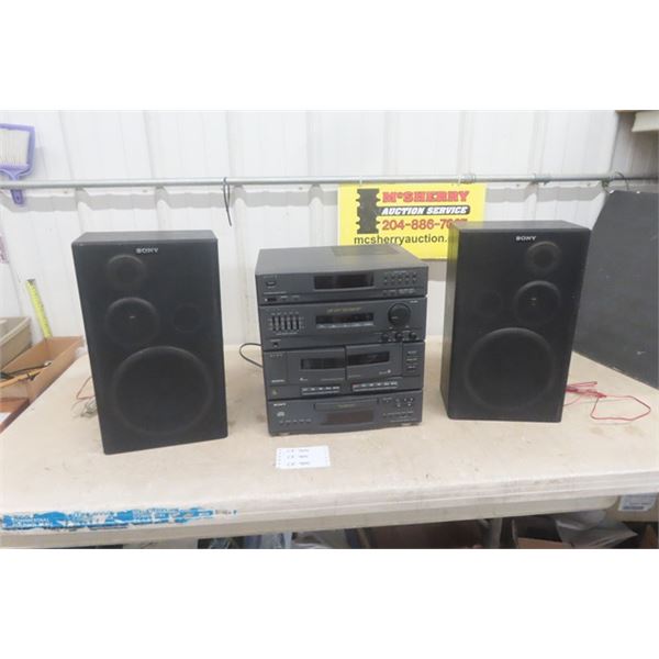 Sony Model LBT-D117 Compact Hi Fidelity System + Speakers