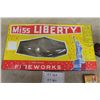 Image 2 : Miss Liberty Fireworks Box 1961 with 9 Fireworks - some Appear to be Newer then Box 