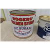 Image 2 : 2 Rogers Syrup Pails, Bee Hive Syrup + Canadian Honey Tin - 5 to 20 lbs