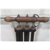 Image 2 : 2 Antique Cast Air Pumps- 1 US Military 22" Tall