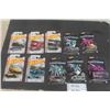 Image 1 : 10 Hot Wheels New on Cards- 5 European Cars, 5 Pixar Lightyear Cars