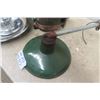 Image 2 : Porcelain Service Station Light, Military Gas Can, South Wind Vintage Auto Heater, Chevy Hub Cap