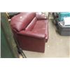 Image 2 : Leather Look Couch 82" Wide