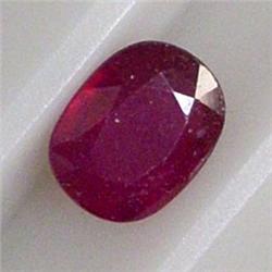 5.69 CTS OVAL RUBY 8x10 MM - HEAT TREATED