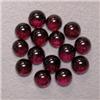 Image 1 : 7.40 CTS LOT OF ROUND GARNET CABOCHON 4 MM