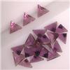 Image 1 : 12 CTS LOT OF TRIANGLE SHAPED LAB CREATED TOURMALINE 6 MM