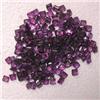 Image 1 : 12 CTS LOT OF SQUARE CUT LAB CREATED AMETHYST 2x2 MM