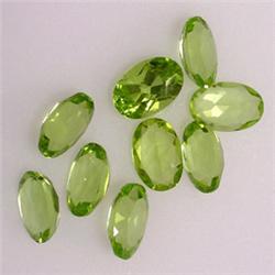 4.50 CTS LOT OF OVAL PERIDOT 6x4 MM