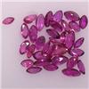 Image 1 : 2 CTS LOT OF MARQUISE RUBY 3x2-2x1 MM